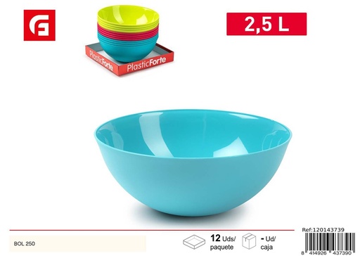 [120143739] Bol plástico 250ml - Utensilios de cocina y ensaladas