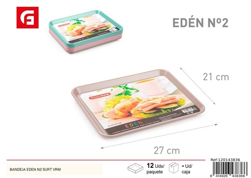 [120143836] Bandeja Eden N2 surtida para cocina y servir