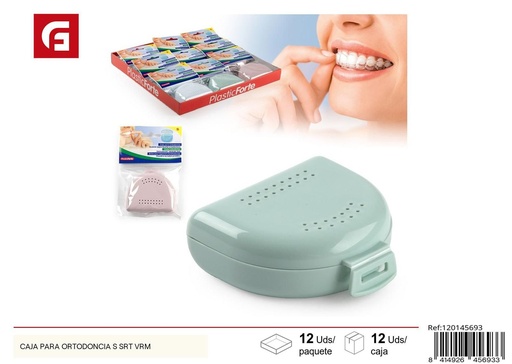 [120145693] Caja para ortodoncia surtido de colores para retenedores
