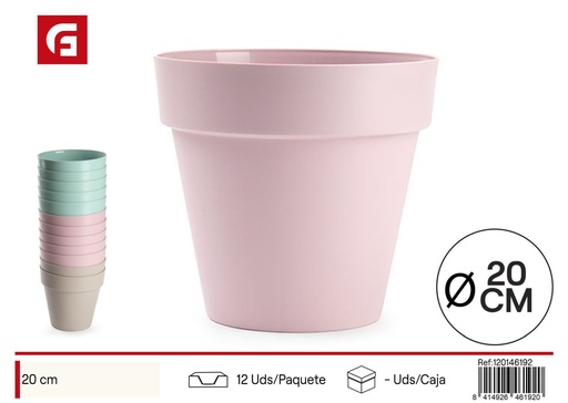 [120146192] Maceta decorativa 20 cm surtido - Jardinería y decoración del hogar