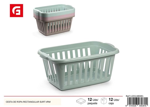 [120148081] Cesta de ropa rectangular surtido - Artículos de hogar