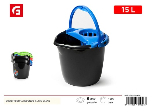 [120159924] Cubo fregona redondo 15L estándar - Accesorios de limpieza