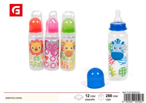 [122300526] Biberón de 240ml - Artículos para bebés