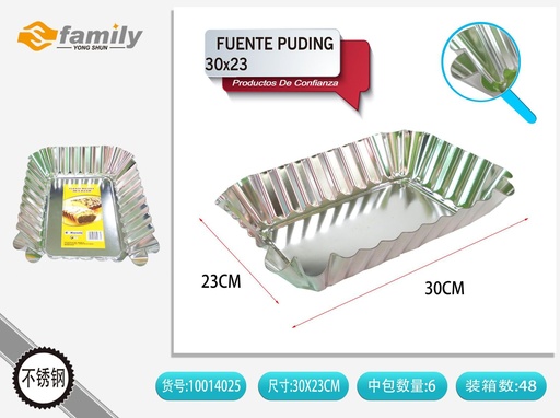 [10014025] Fuente para pudín 30x23 - Utensilios de cocina