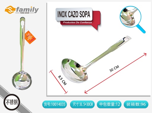 [10014035] Cazo sopero de acero inoxidable - Accesorios de cocina