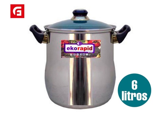 [A002569] Olla inoxidable de 6L - Utensilios de cocina