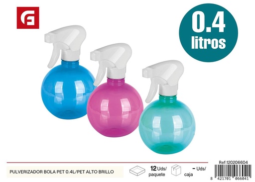 [120206604] Pulverizador bola PET 0.4L - Accesorios de cocina