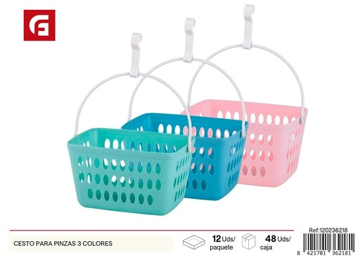 [120236218] Cesto para pinzas de ropa colores surtidos - Accesorios del hogar