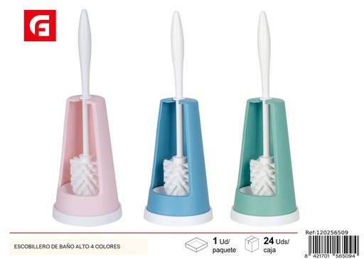 [120256509] Escobillero de baño alto 4 colores para limpieza