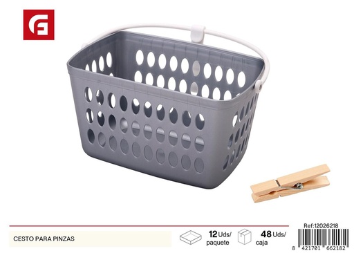 [12026218] Cesto para pinzas de ropa - Accesorios del hogar