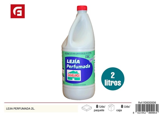 [110600006] Lejía perfumada 2 L - Productos de limpieza