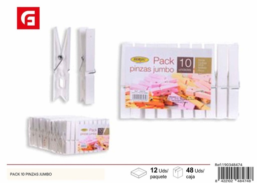 [190348474]  Pack 10 pinzas jumbo - Accesorios de limpieza