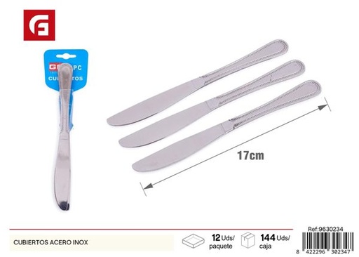 [9630234] Cubiertos de acero inoxidable 12cm para cocina