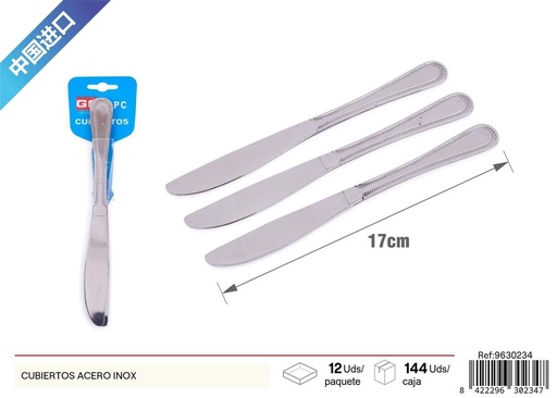 [9630234] Cubiertos de acero inoxidable 12cm para cocina