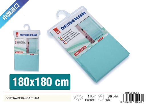[9681053] Cortina de baño 1.8x1.8m - Accesorios para baño