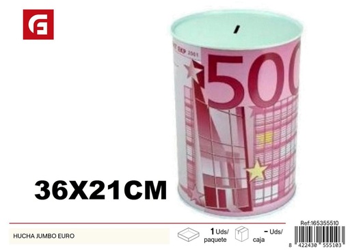 [165355510] Hucha jumbo euro para ahorro