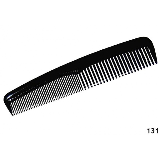 [8422608055596] Peine para caballero negro 14cm 12 unidades
