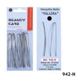 [8422608065908] Horquilla negra 10u accesorio para cabello