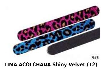 [8422608066578] Lima acolchada shiny velvet 12 uds - Accesorios de uñas