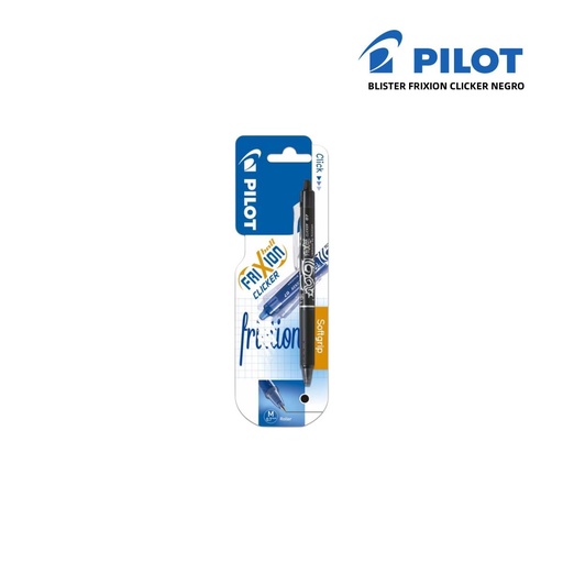 [A000077] Blister bolígrafo pilot borrable negro - Material de oficina