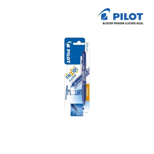 [A000075] Bolígrafo borrable Pilot Frixion Clicker 0.7mm azul