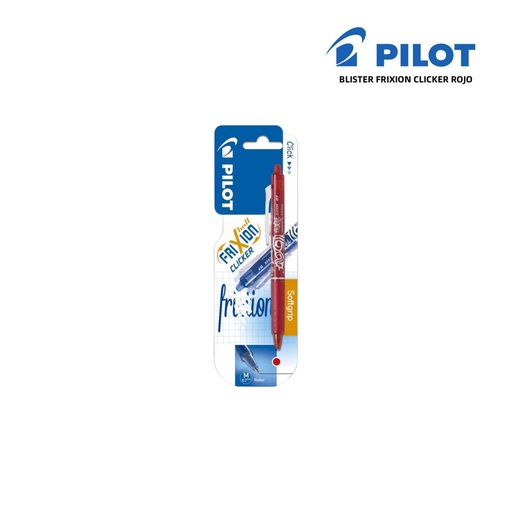 [A000076] Blister bolígrafo pilot borrable rojo - Material de oficina