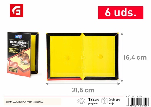 [179701760] Trampa adhesiva para ratones - Productos de limpieza