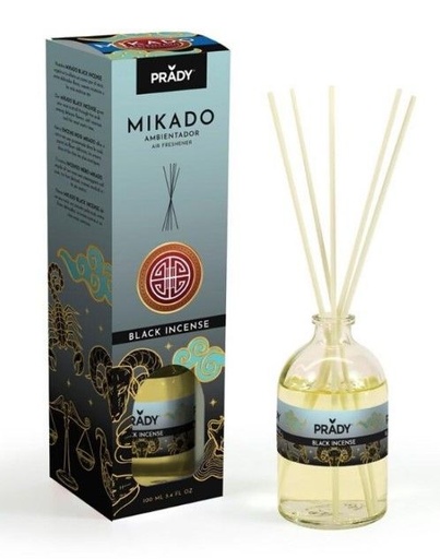 [8423564099099] Mikado ambientador black incienso Prady 100ml para aromatizar espacios