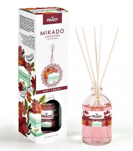 [8423564104564] Mikado ambientador soft cream Prady 100ml