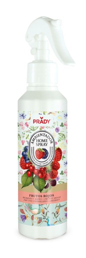 [8423564106728]  Ambientador en spray Prady Frutos Rojos 220 ml - Fragancias para el hogar