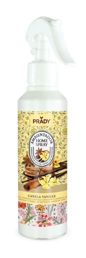 [8423564106742]  Ambientador en spray Prady Canela y Naranja 220 ml - Fragancias para el hogar