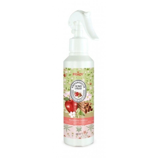 [8423564107022] Ambientador en spray manzana y canela 220ml Prady