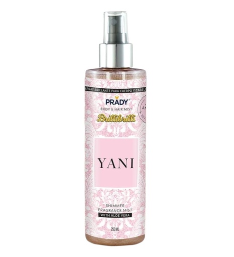 [8423564132017] Body & Hair Shimmer Mist Yani 250ml para perfumar