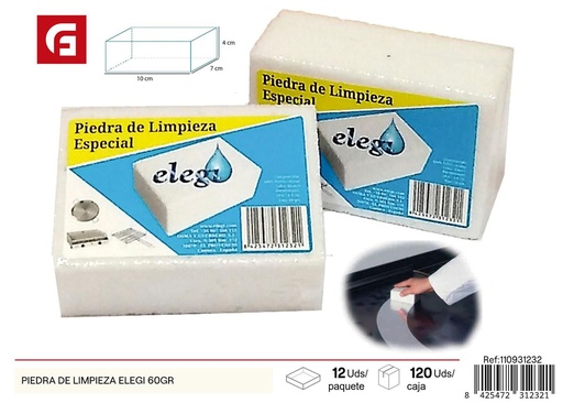 [110931232] Piedra de limpieza blanca Elegi 60gr