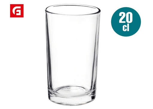 [180491322] Vaso de vidrio 20cl para bebidas