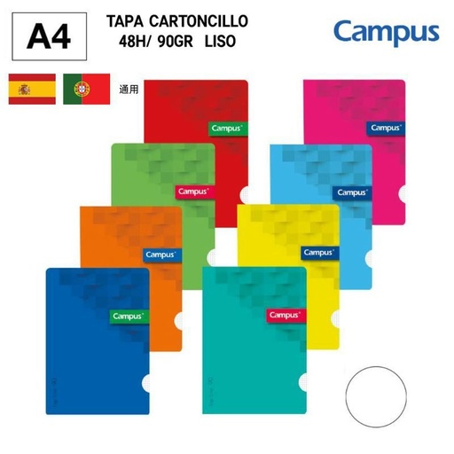 [A001016] Libreta grapada A4 48h 90gr lisa