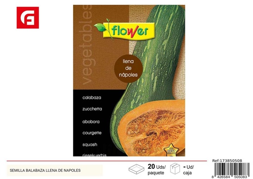 [173850508] Semilla de calabaza llena de Nápoles - Jardinería