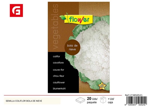 [173850521] Semillas de coliflor Bola de Nieve para jardinería