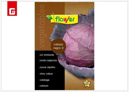 [173850651] Semilla de col lombarda cabeza negra 3 - Semillas para jardín