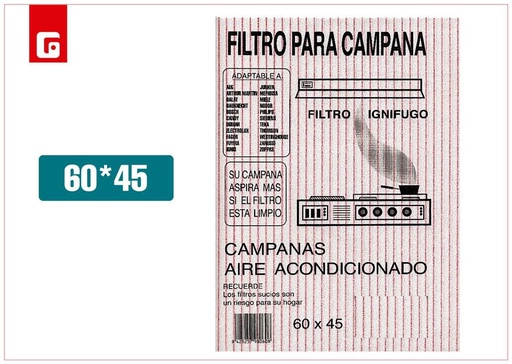 [140510100] Filtro campana mágico 60 1u para cocina