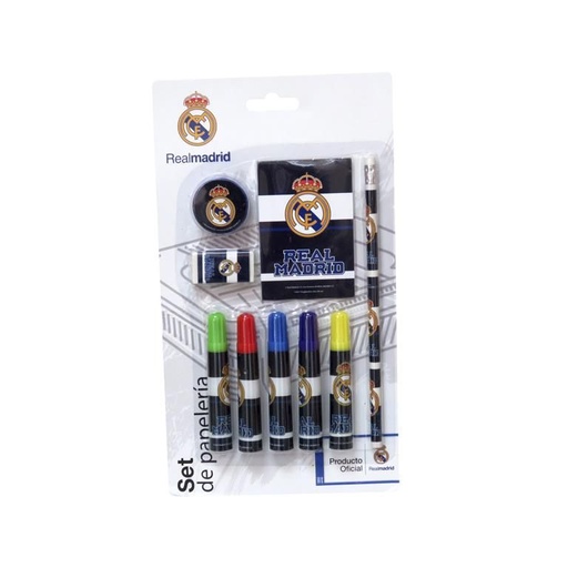 [GS-508-RM] Set de papelería 9 pcs Real Madrid