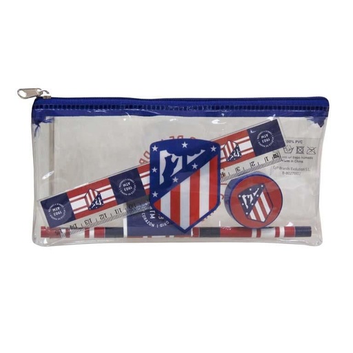 [GS-512-ATL] Portatodo con material escolar Atlético de Madrid - Artículos de equipos deportivos