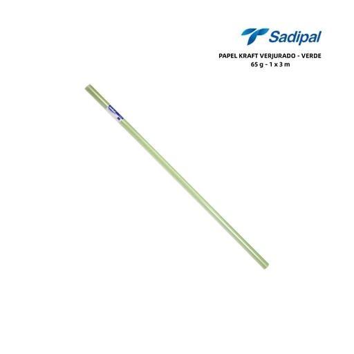 [A000386] Papel kraft verjurado verde 65g 1x3 m - Papelería de marca