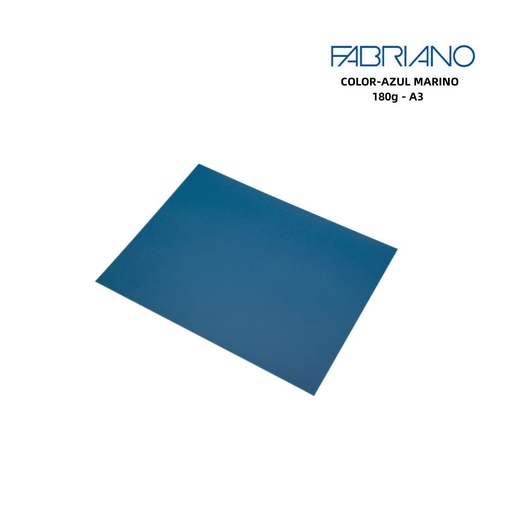 [A000336] Papel Fabriano A3 185g color azul marino - Papelería de marca