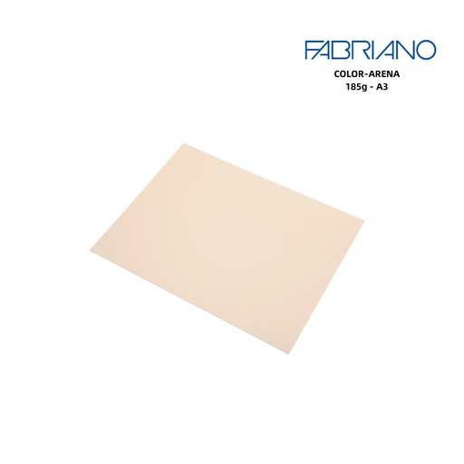 [A000341] Cartulina Fabriano color arena 185g A3 para manualidades