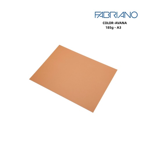 [A000342] Cartulina Fabriano A3 185g color avana para manualidades