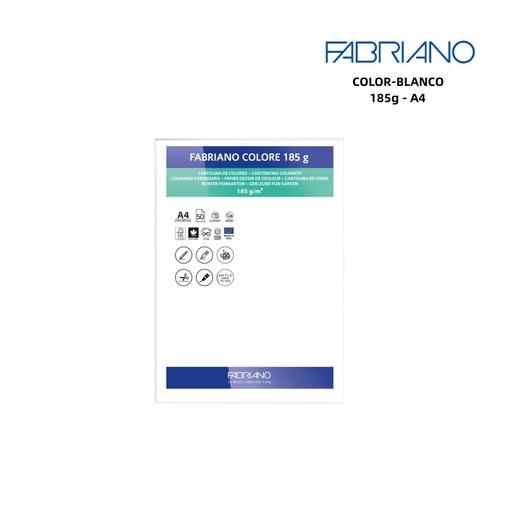 [A000297] Fabriano papel A4 185g blanco