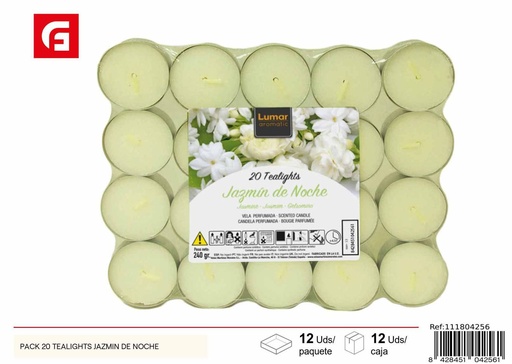 [111804256] Packs de 20 tealights Jazmín de Noche - Ambientadores y velas