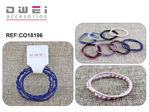 [8428947181965] Pack 2 gomas 24 unidades OW - Gomas para el cabello básicas