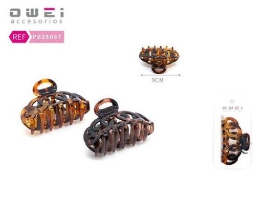 [8428947250371] Pinza 9cm 12/u PZ25037 OW - Accesorios para el cabello